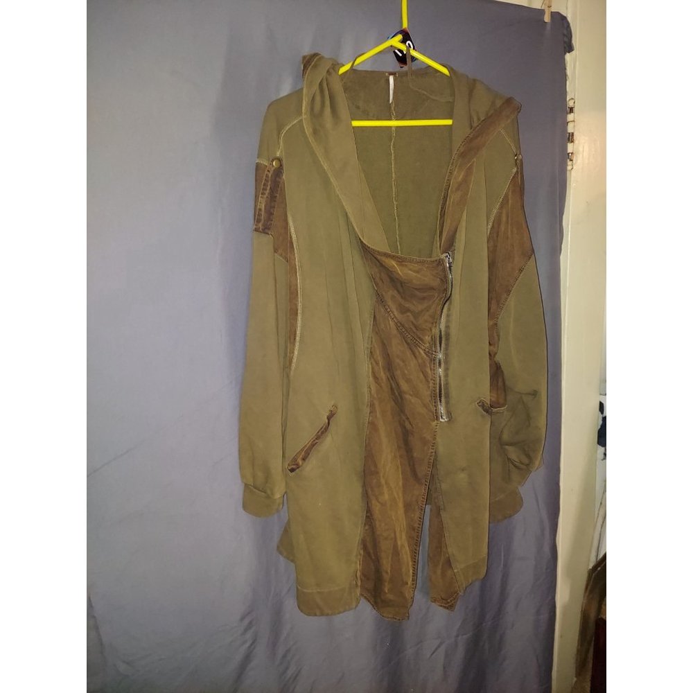 Free People Army (Olive) Green Color Size Large